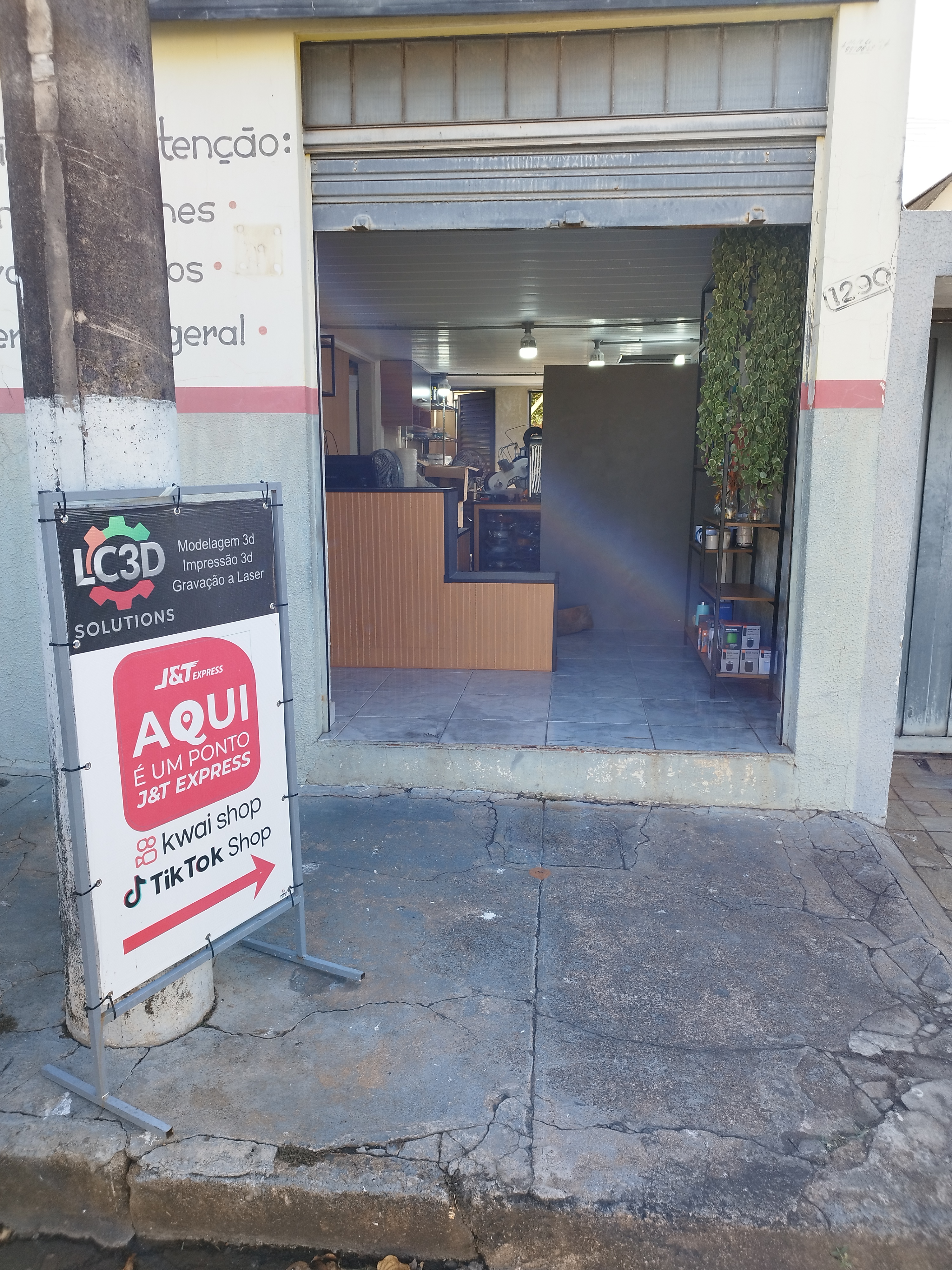 Fachada do ponto LC3D Solutions